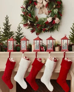 Balsam Hill Red Lantern Christmas Stocking Holders Online