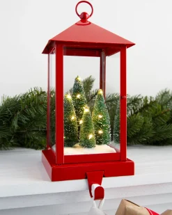 Balsam Hill Red Lantern Christmas Stocking Holders Online