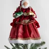Balsam Hill Santa And Mrs. Claus Christmas Tree Toppers Sale