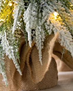 Balsam Hill Snowfall Downswept Tabletop Trees Discount
