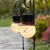 Balsam Hill Snowman Solar-Powered Pathway Light Sets