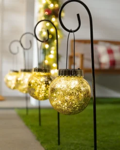 Balsam Hill Solar Merry Metallics Pathway Light Sets Online