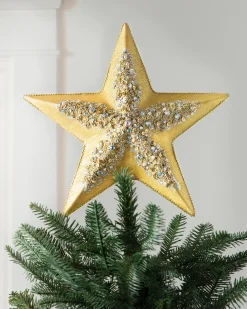 Balsam Hill Star Beaded Christmas Tree Topper Sale