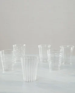 Balsam Hill Stipple & Stripe Glassware Outlet