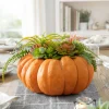 Balsam Hill Succulent Harvest Pumpkin Foliage New