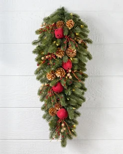 Balsam Hill Vermont White Spruce Bordeaux Foliage Discount