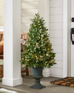 Balsam Hill White Berry Cypress Potted Tree Best