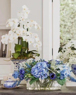 Balsam Hill White Phalaenopsis Orchids Foliage Sale