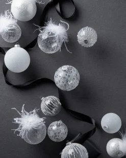 Balsam Hill Winter White Ornament Collection Outlet