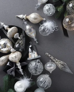 Balsam Hill Winter White Ornament Collection Outlet