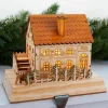 Balsam Hill Wooden Alpine Village Stocking Holders Outlet