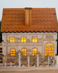Balsam Hill Wooden Alpine Village Stocking Holders Outlet