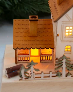 Balsam Hill Wooden Alpine Village Stocking Holders Outlet