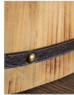 Balsam Hill Wooden Barrel Christmas Tree Collars